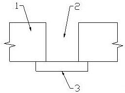 Single-wire submerged arc welding process for steel plate with thickness of 30-50mm