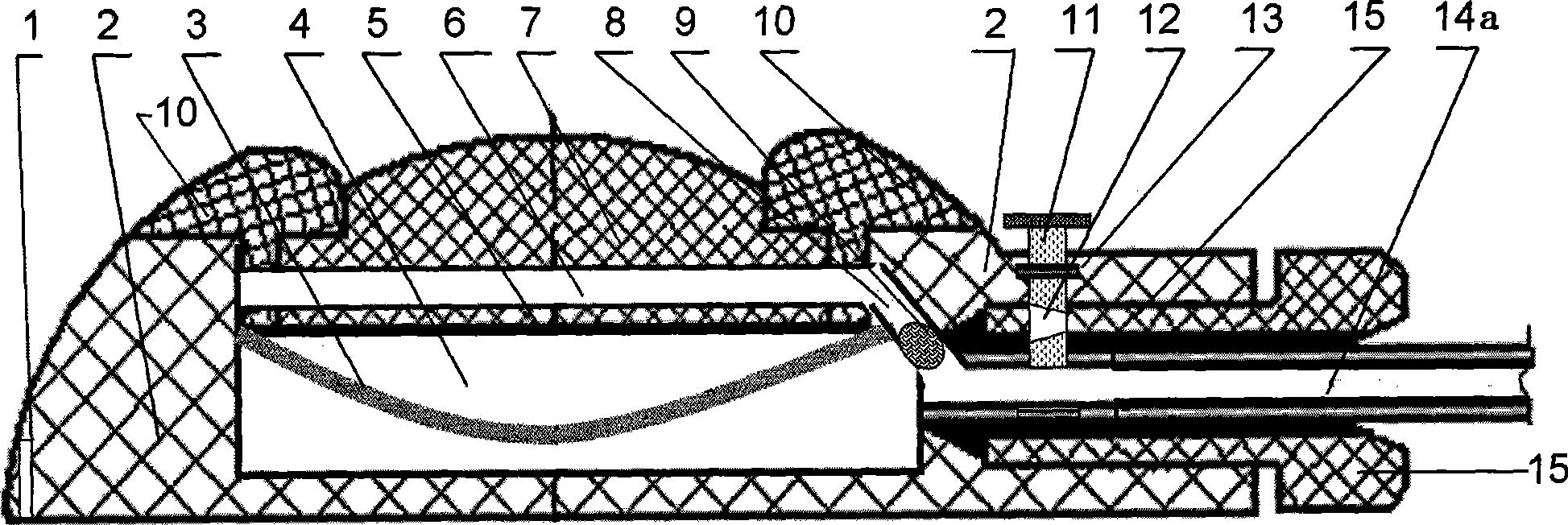 Embedded type chargeable sustained-release administration pump