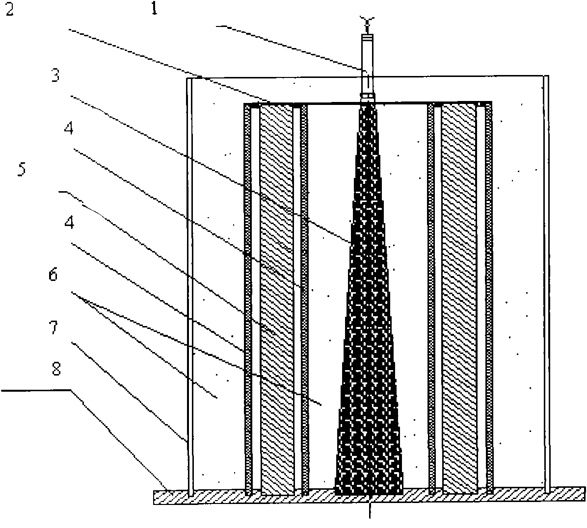 Explosive welding method for zirconium-steel-zirconium three layer pipe