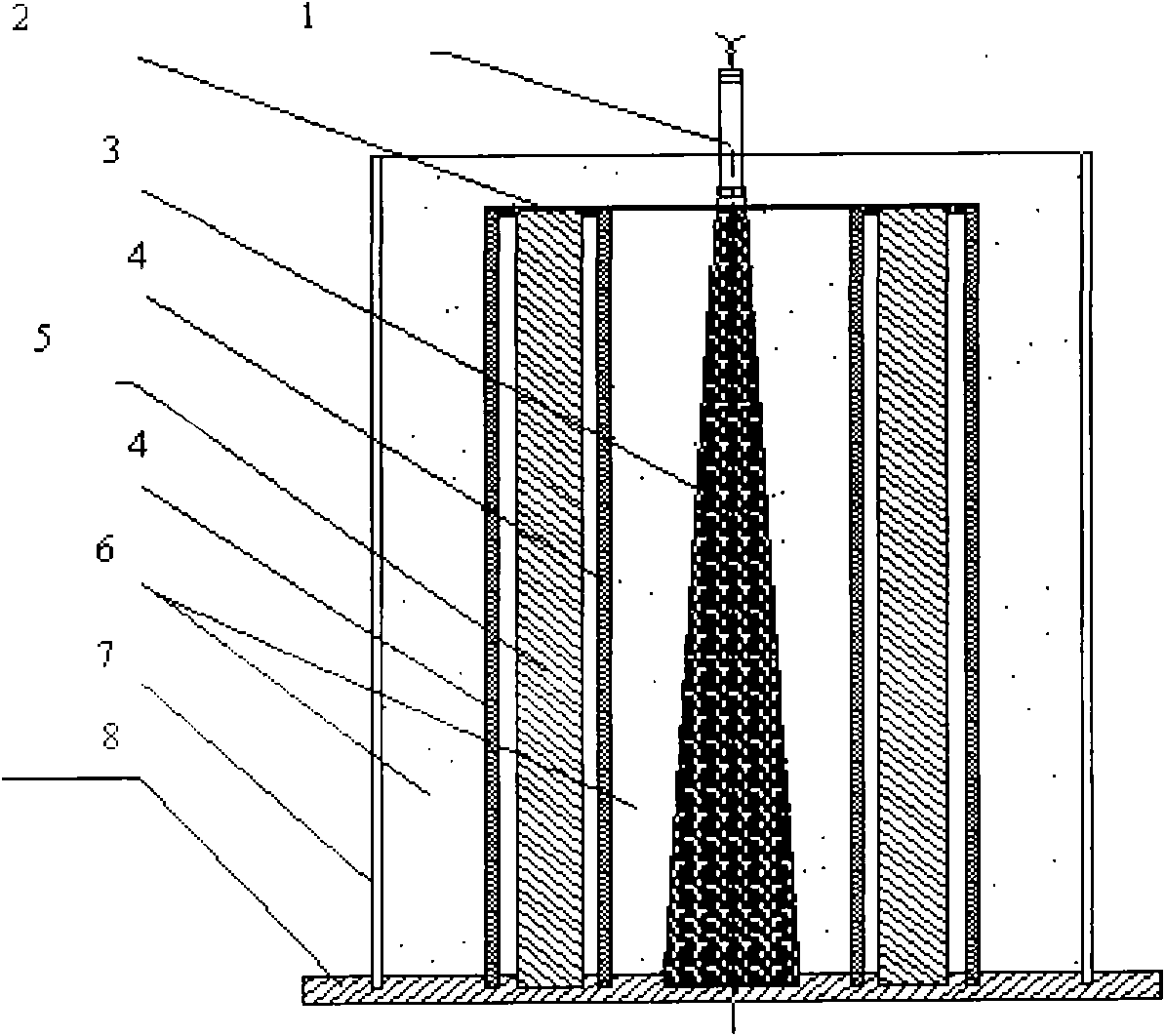 Explosive welding method for zirconium-steel-zirconium three layer pipe