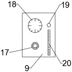 Backwashing device for automatically flushing agricultural irrigation filter screen