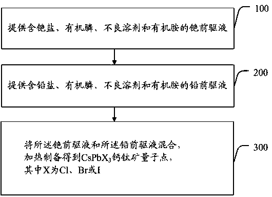 Perovskite quantum dot and preparation method thereof