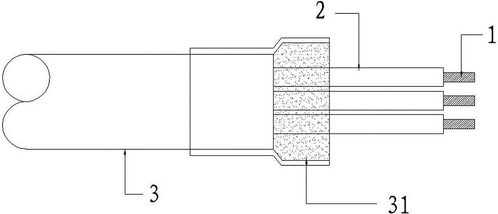 Manufacturing method of cable having waterproof outer sheath structure