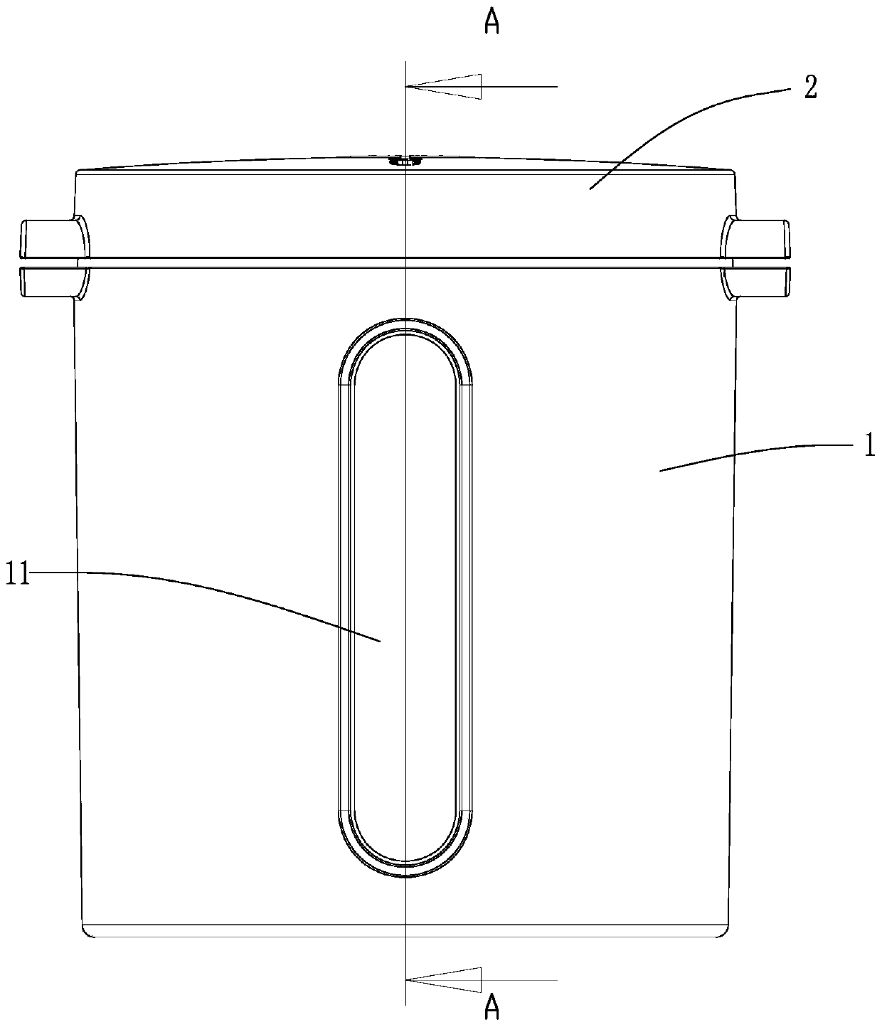 Vacuum storage bucket