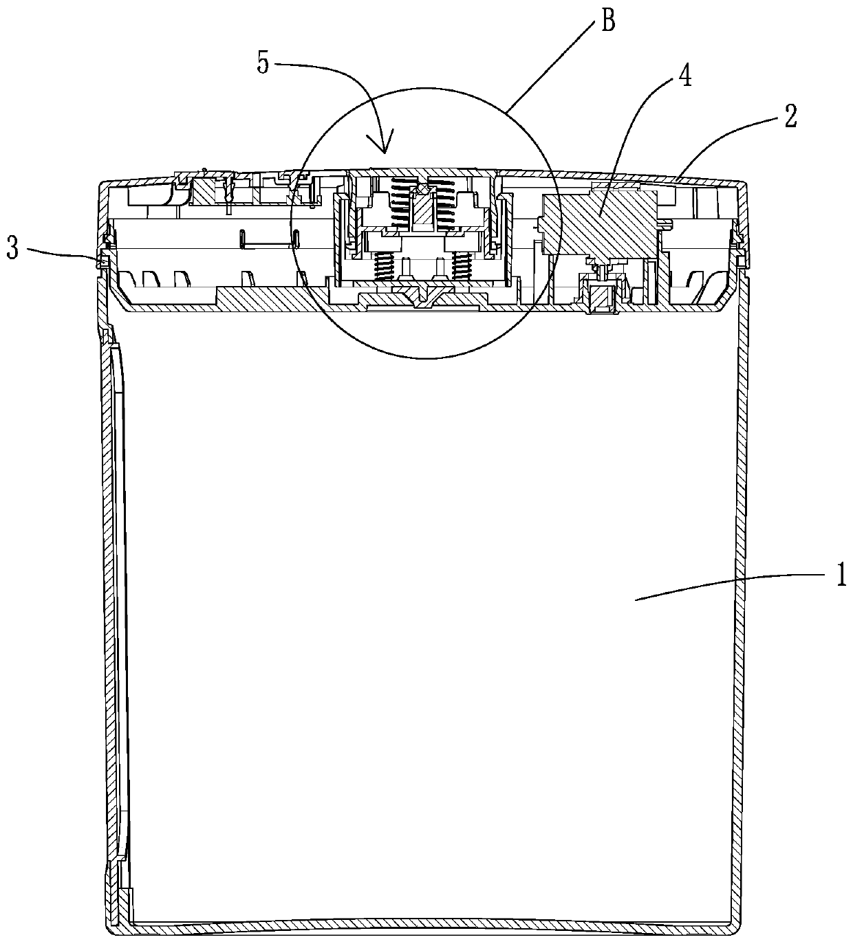 Vacuum storage bucket