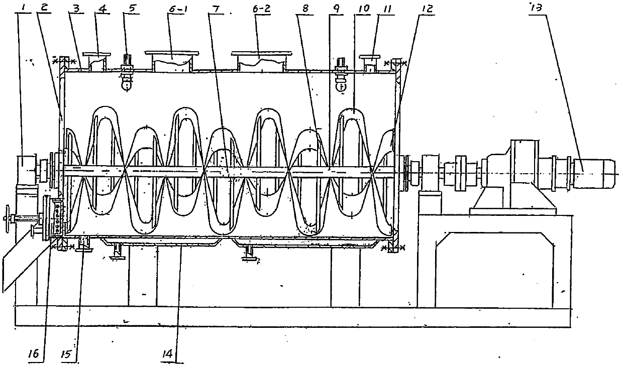 Horizontal spiral stirring leaching tank and tank group and leaching method thereof