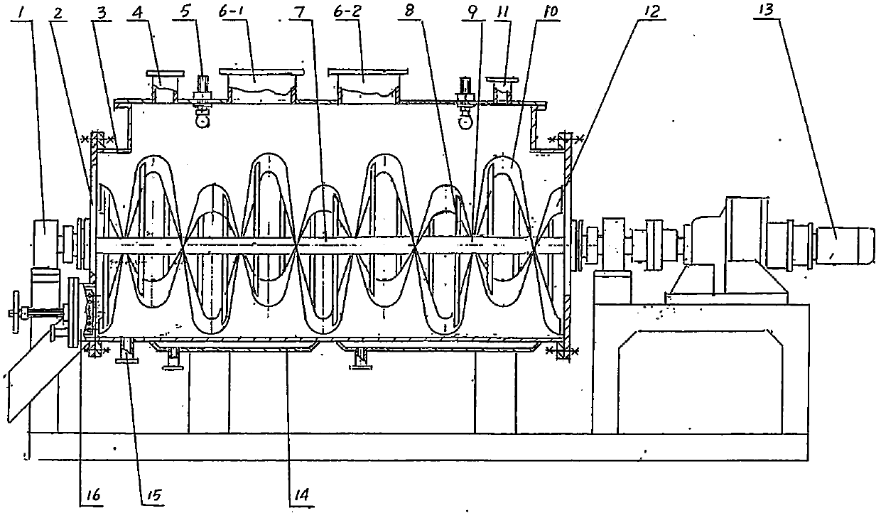 Horizontal spiral stirring leaching tank and tank group and leaching method thereof