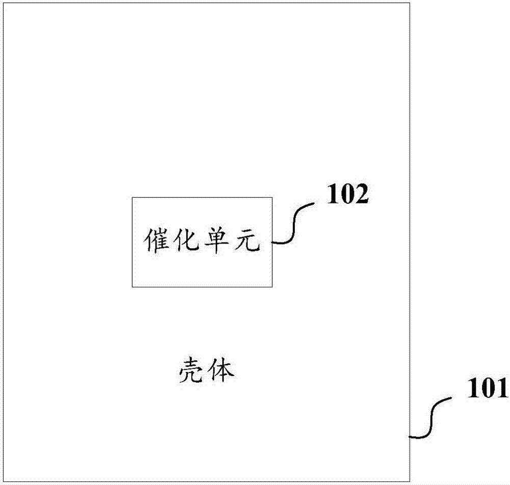 Virtual photon catalytic apparatus, and method for catalytic treatment with virtual photon catalytic apparatus