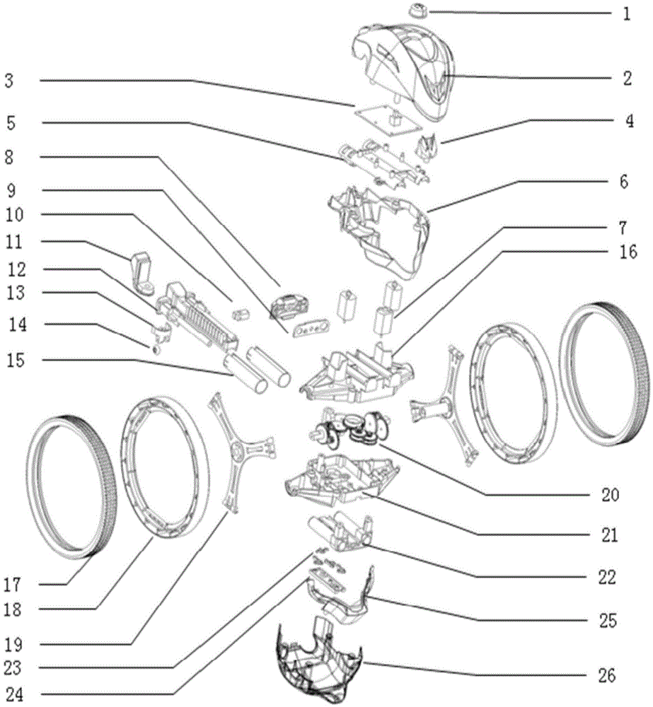 Intelligent jumping toy car and preparation method thereof