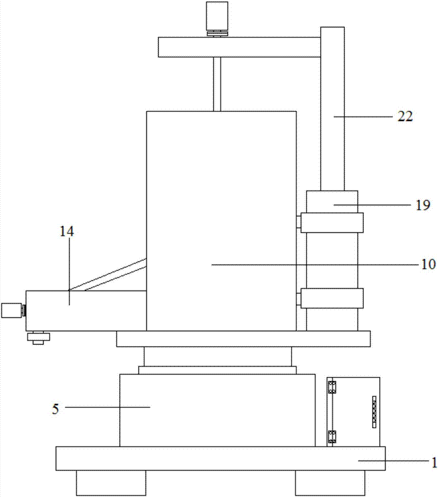 Concrete stirring device for building construction