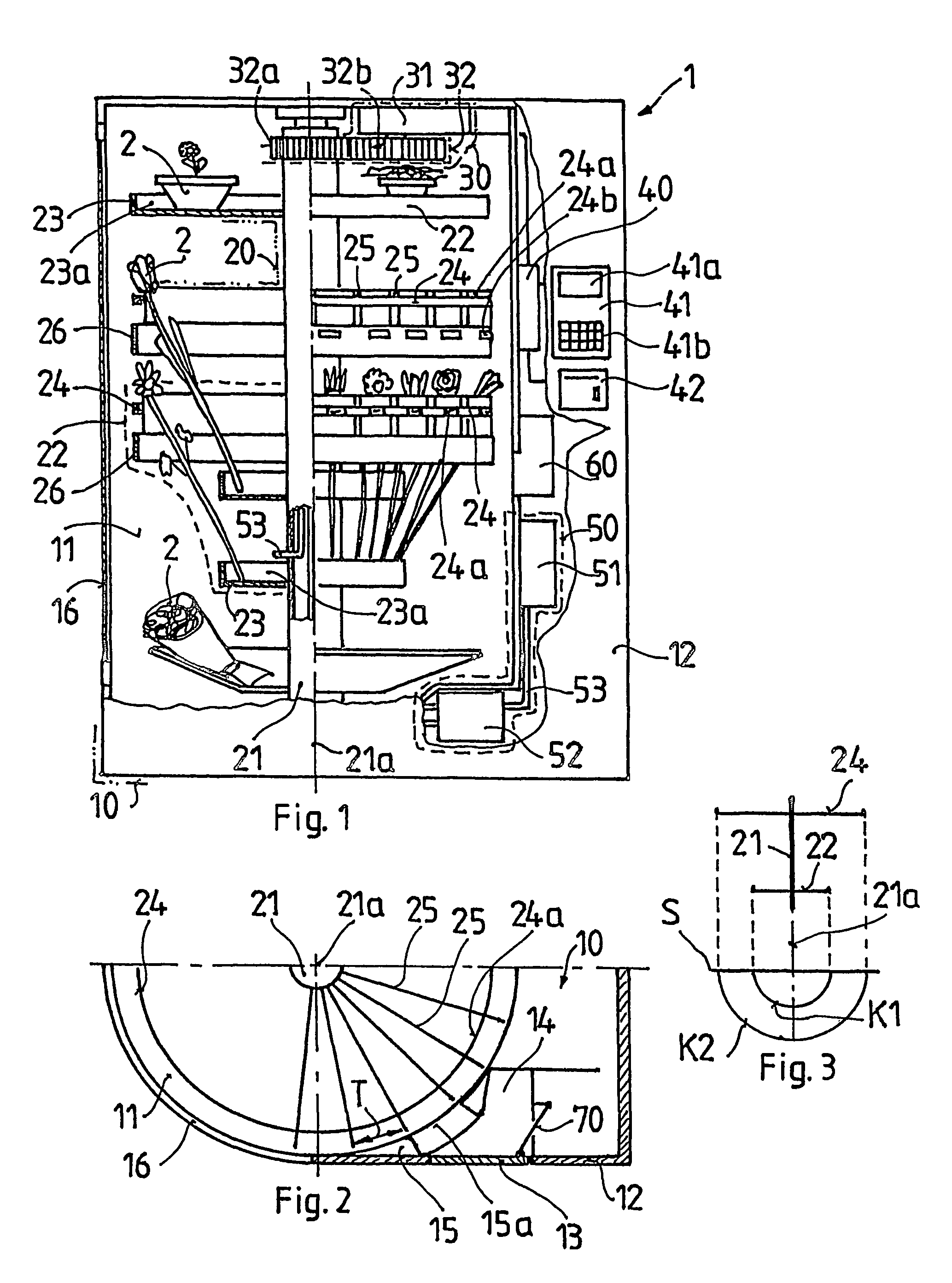 Automatic flower-selling equipment