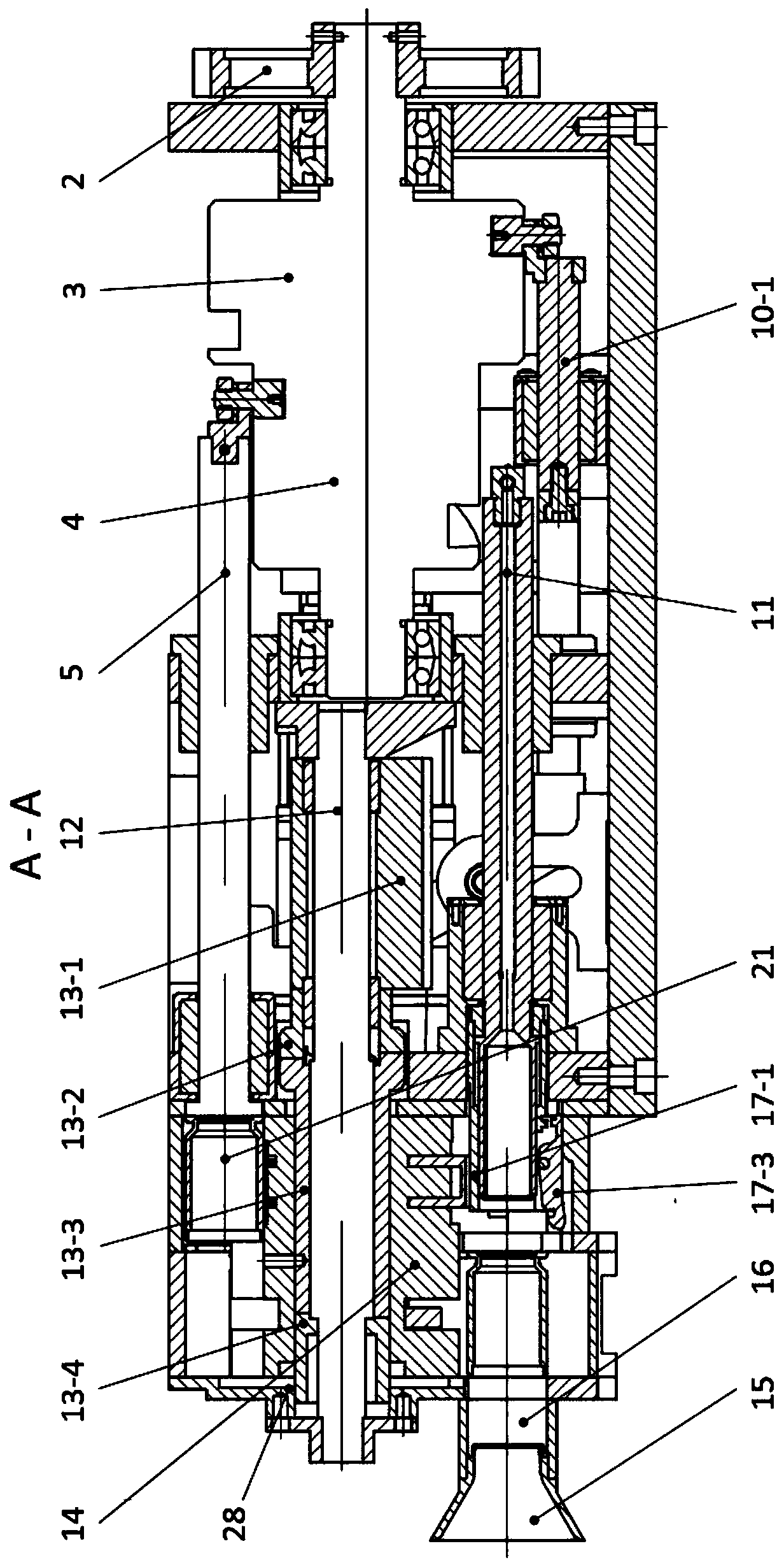 Light and small target continuously launching device