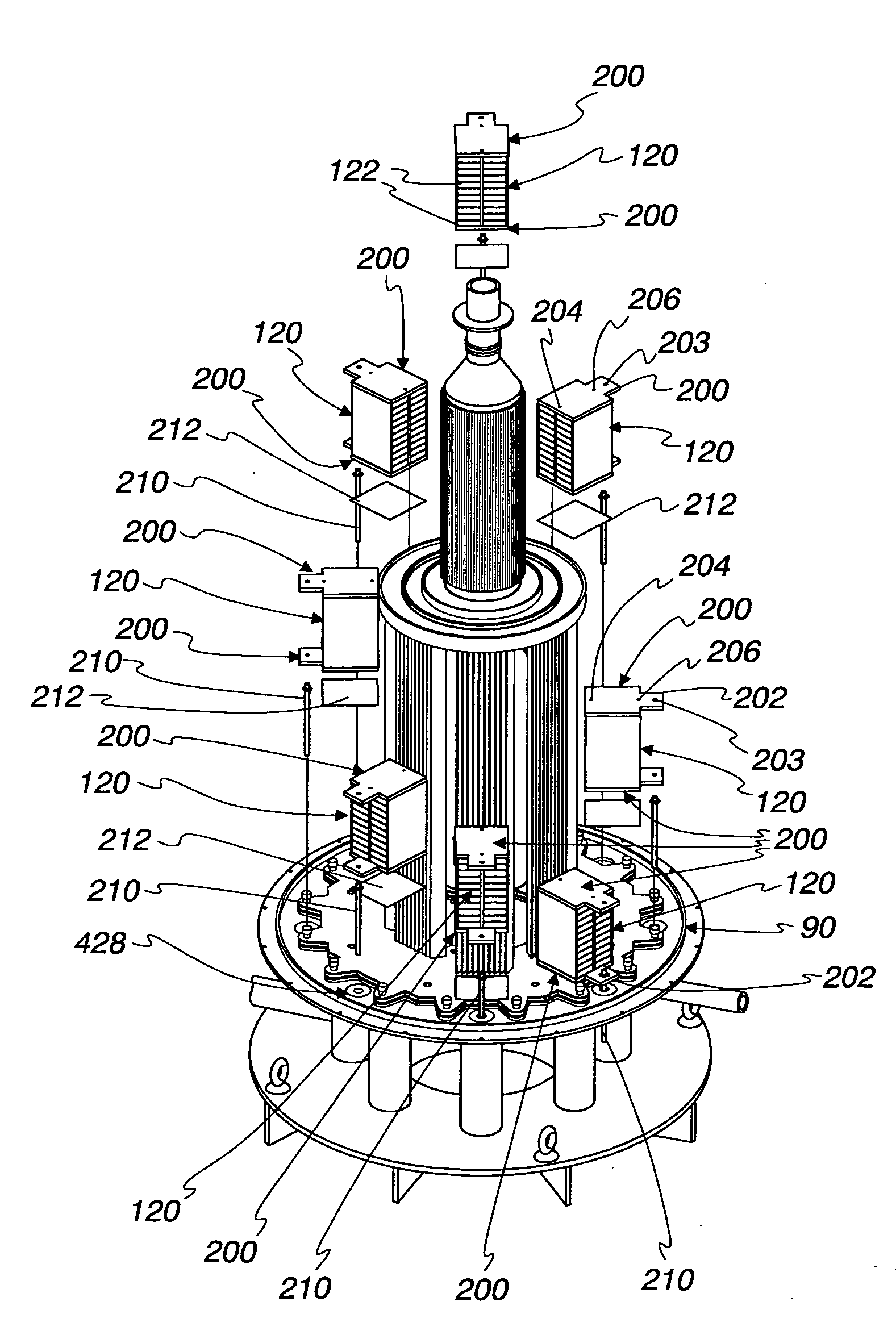 Integrated solid oxide fuel cell and fuel processor