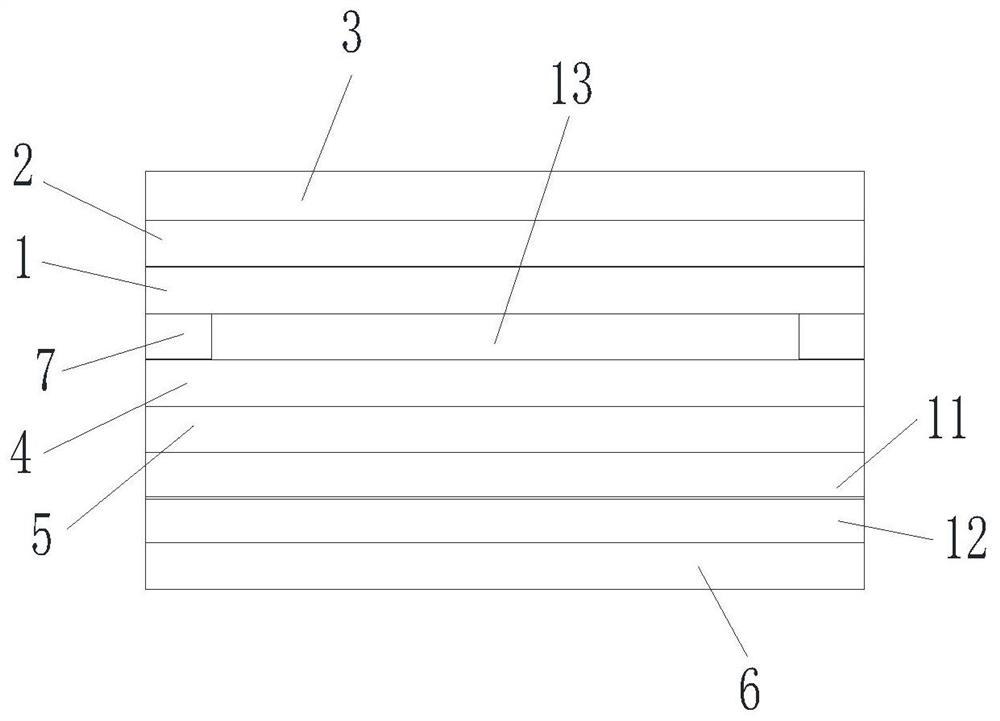 Laser radar composite view window and preparation process thereof