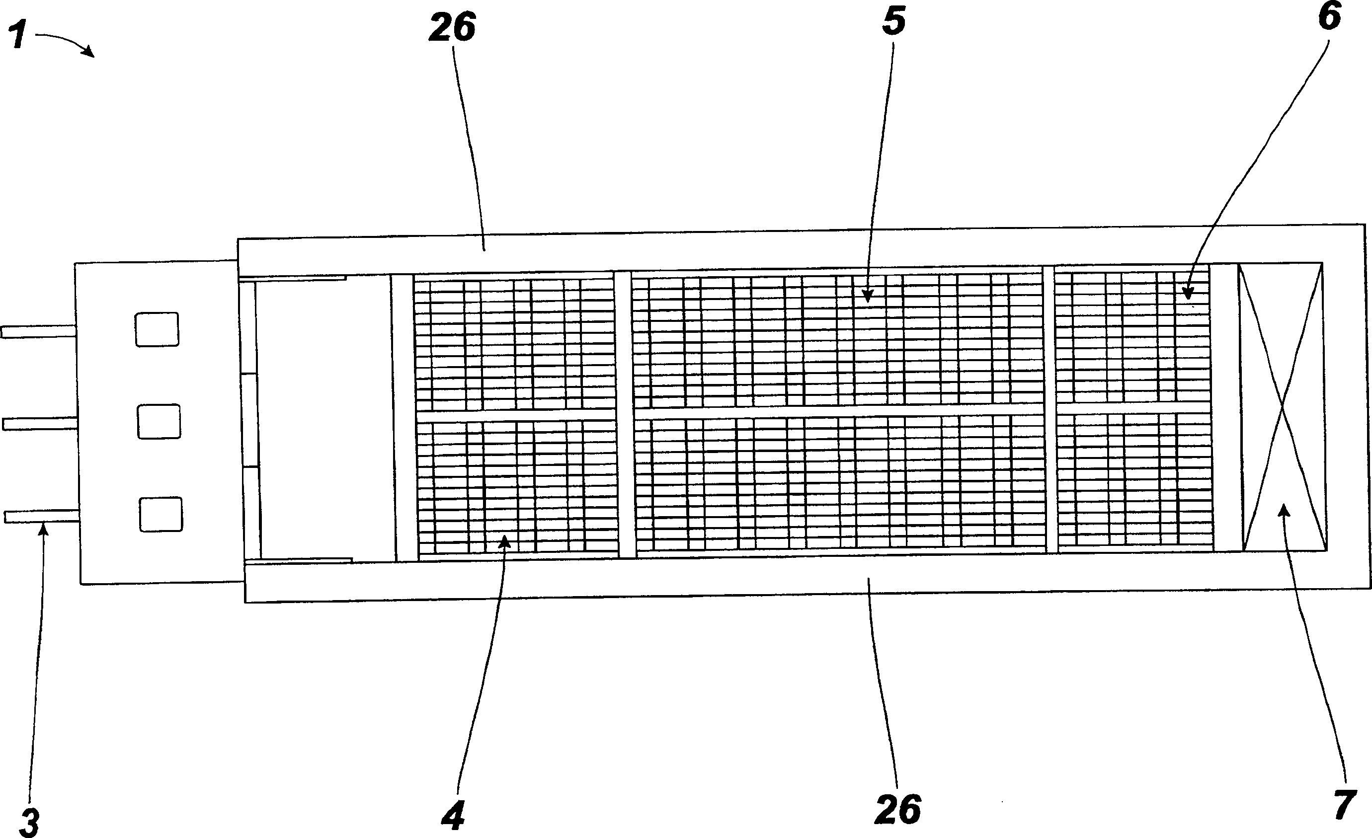 Step motor-driven grate burniag device of garbage furnace