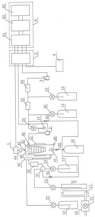 Online synchronous and continuous monitor of total phosphorus, total nitrogen and total organic carbon of ultraviolet digestion