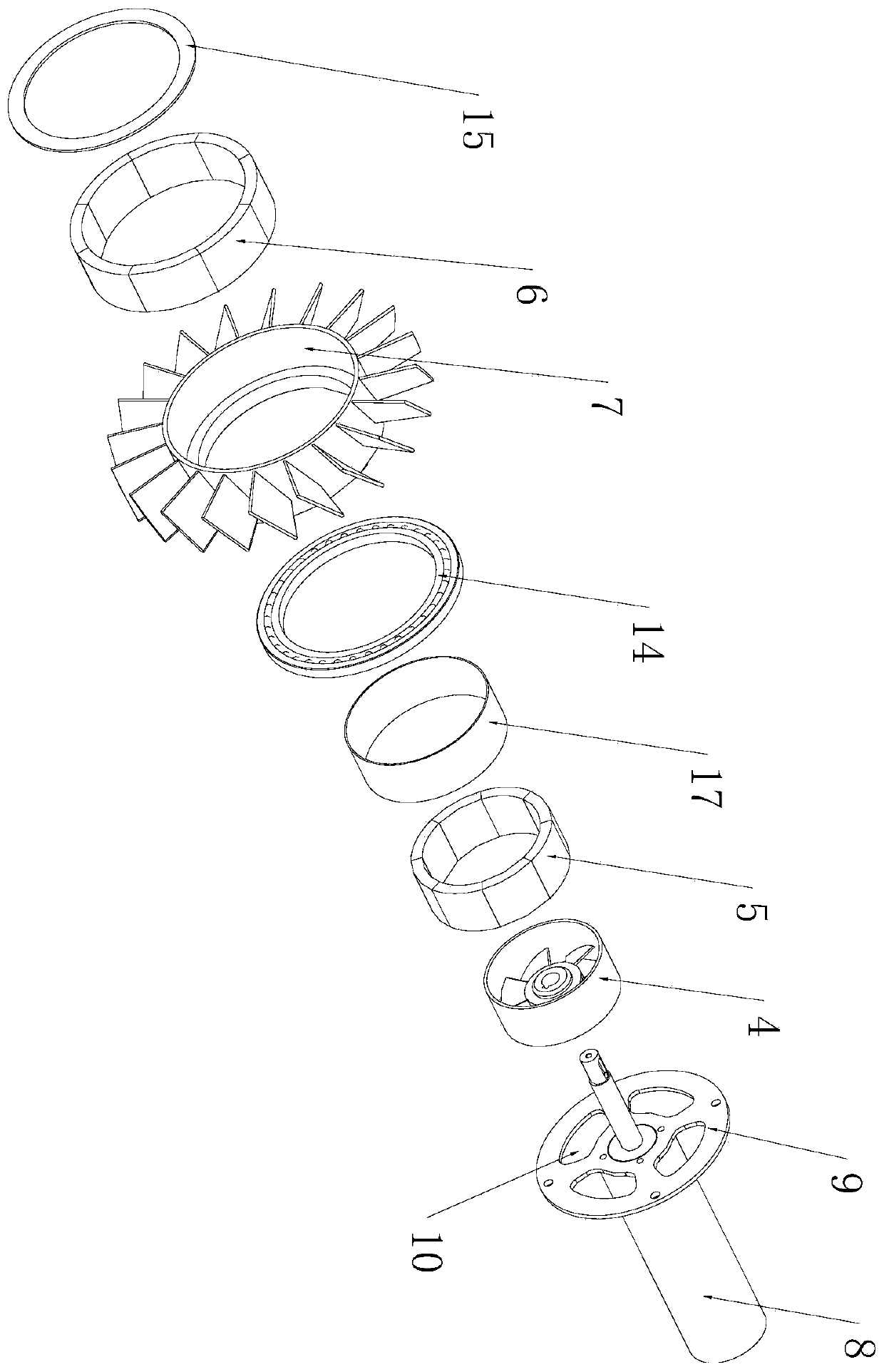 Radiator applied to gas-insulated switchgear