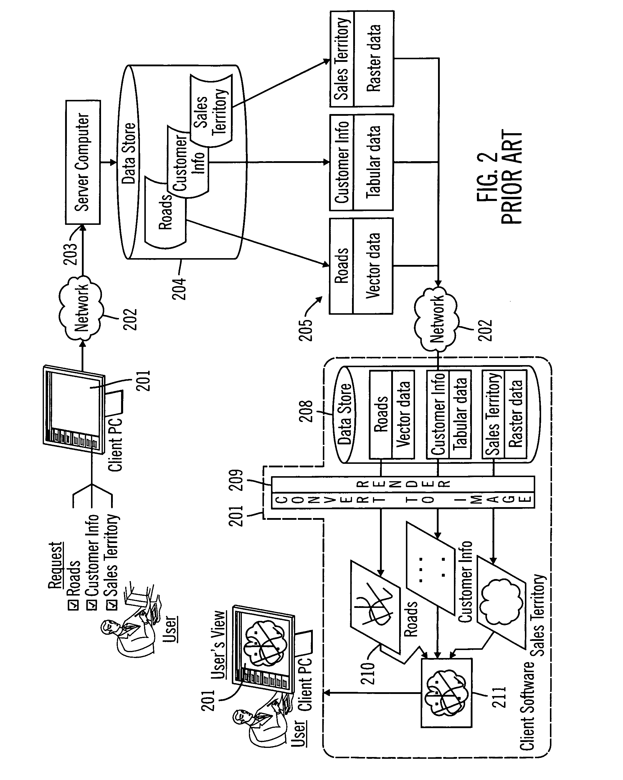 Method, system, and program for an improved enterprise spatial system