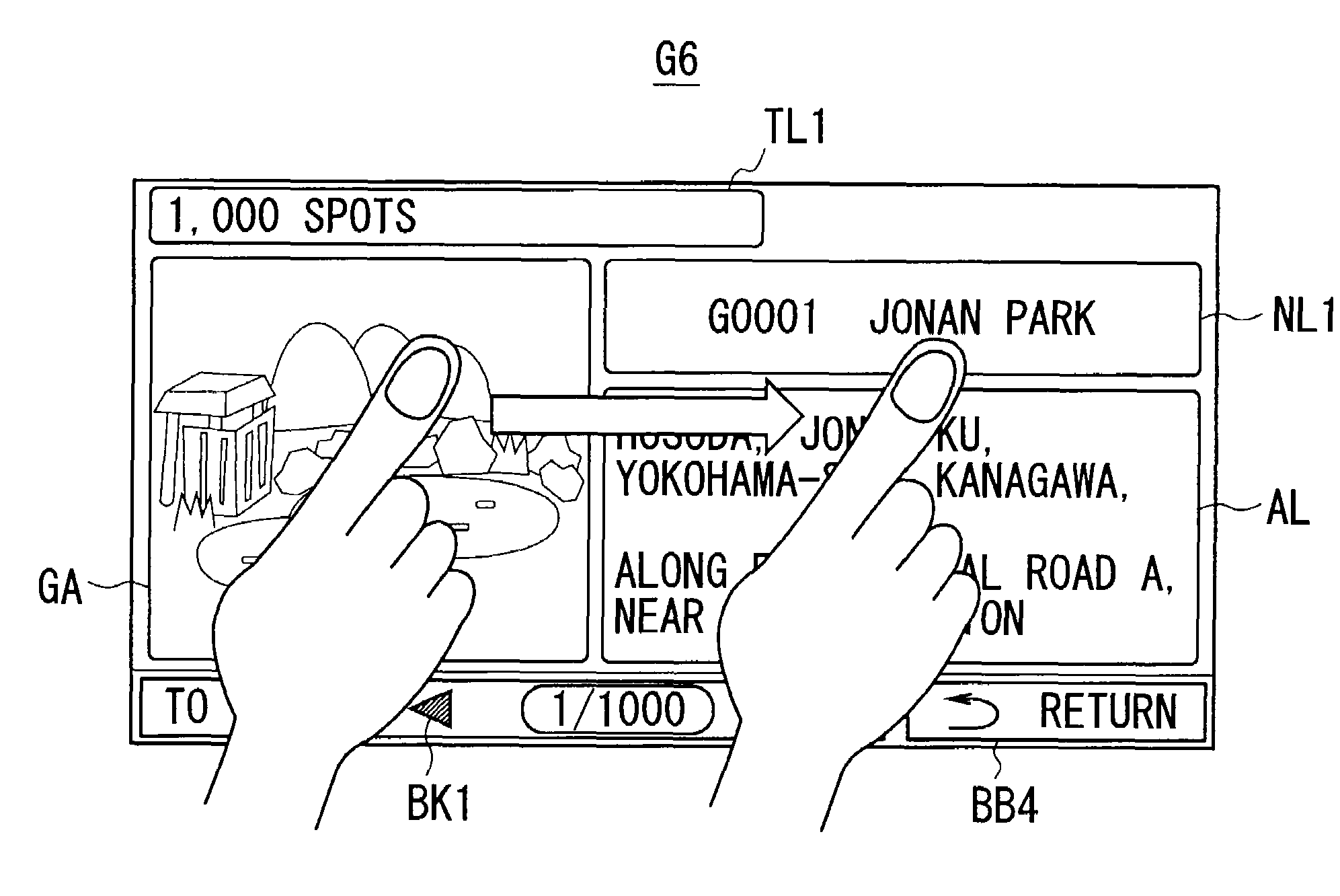 Information processing device and touch operation detection method