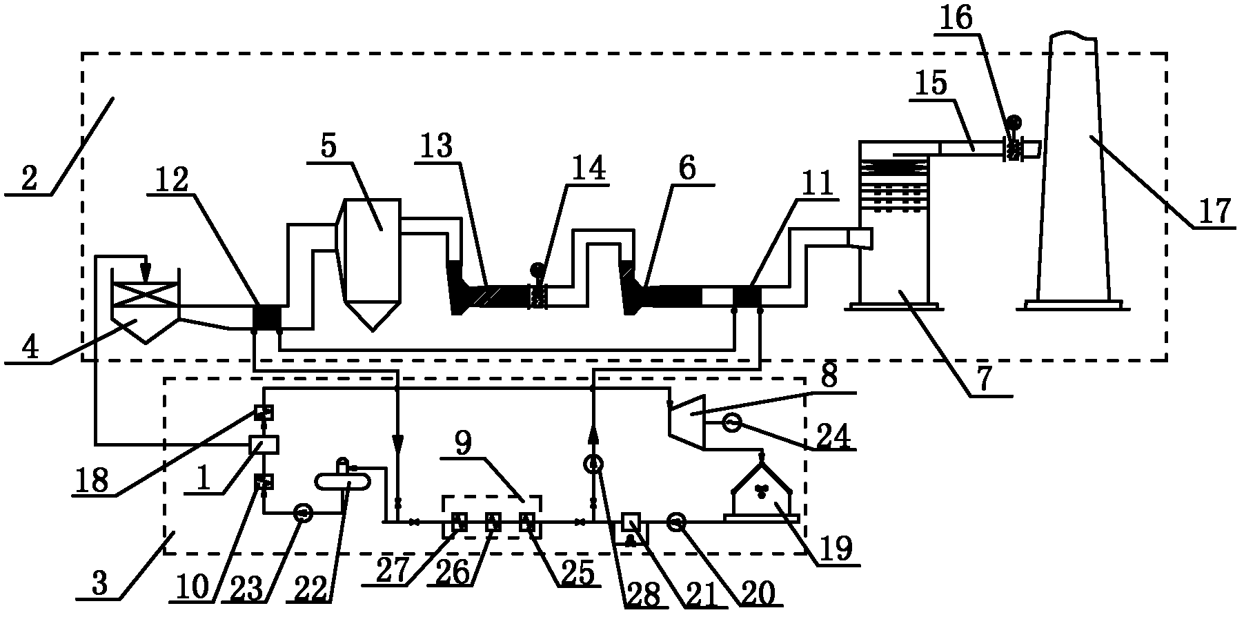 Multilevel condensation water heating system