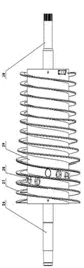 Horizontal screen sedimentation centrifuge