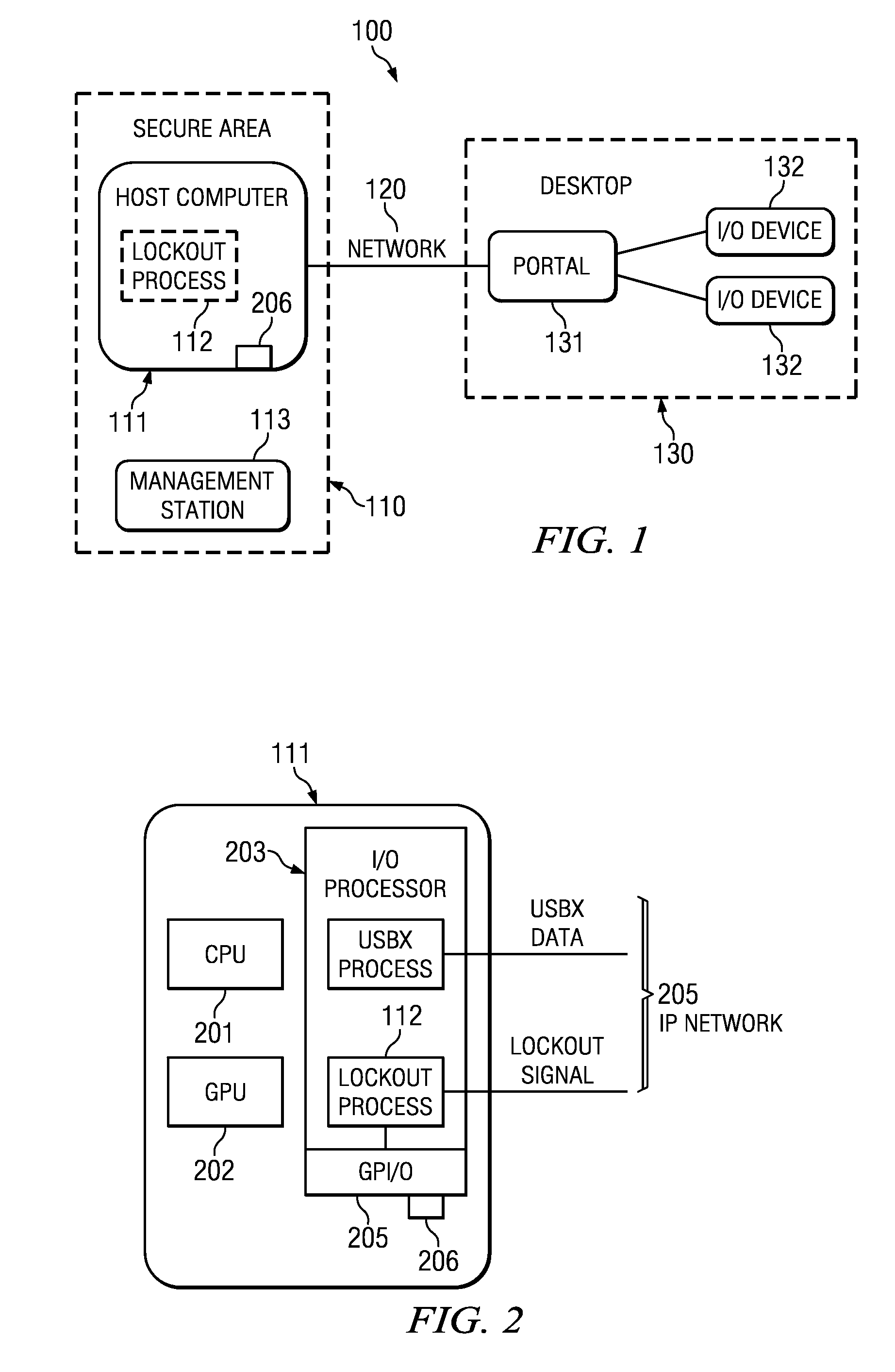 Mass storage lockout for USB devices on extended USB system