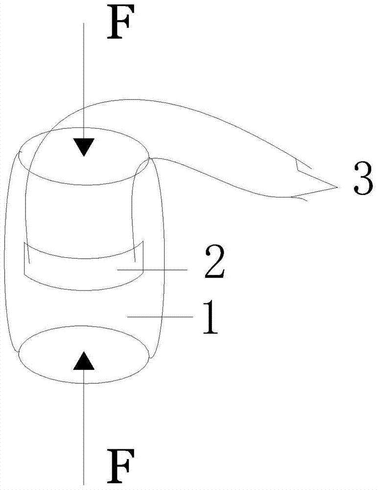 Cylindrical hoop strain earth pressure sensor and measurement method