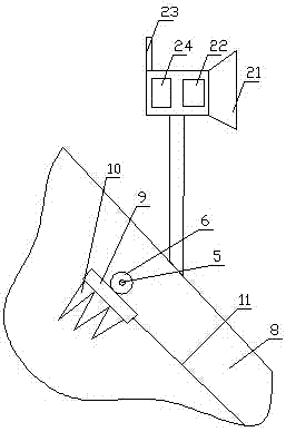 A remote monitoring system and method for mountain disasters in scenic spots