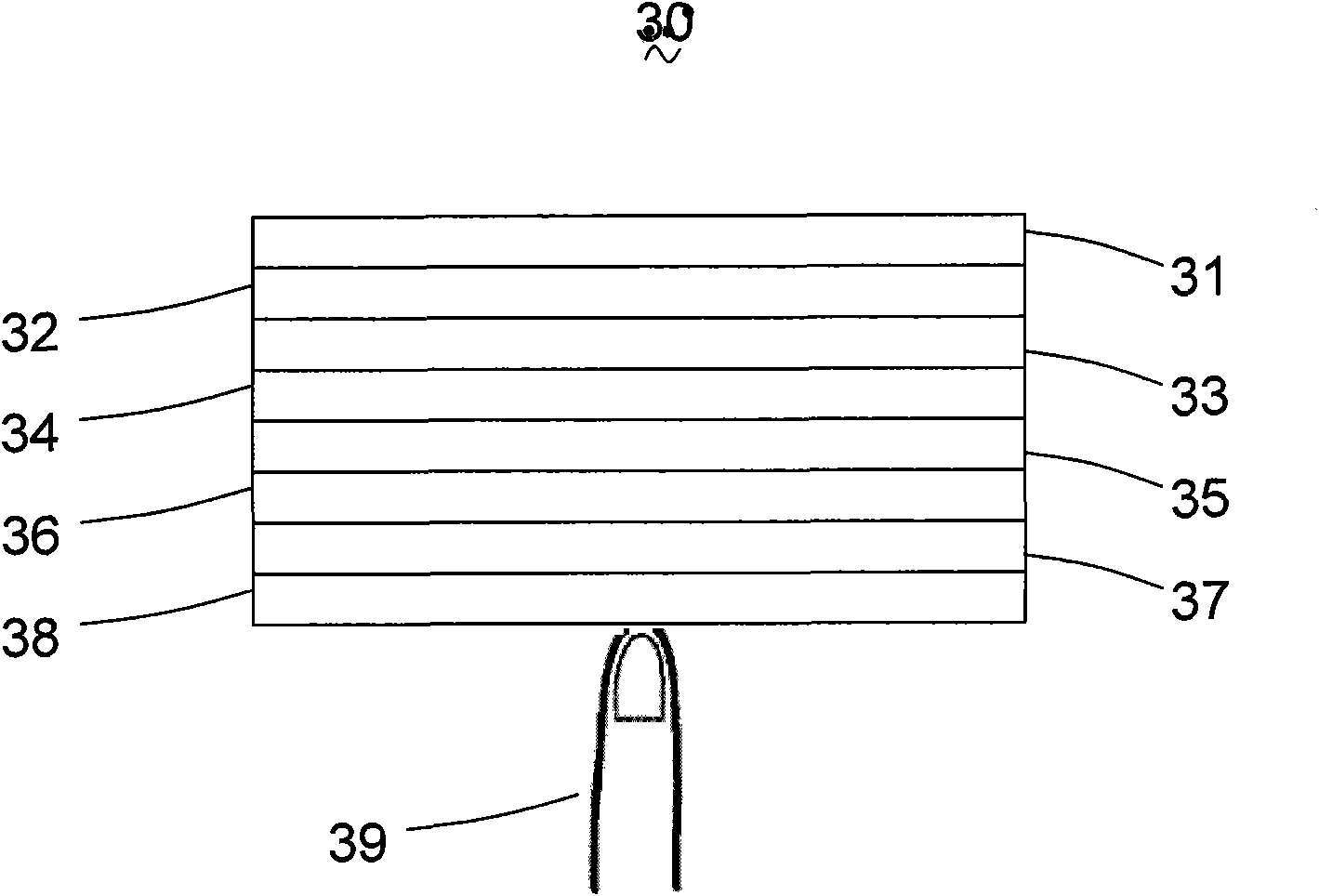 Electronic paper of integrated capacitive touch screen and driving method thereof