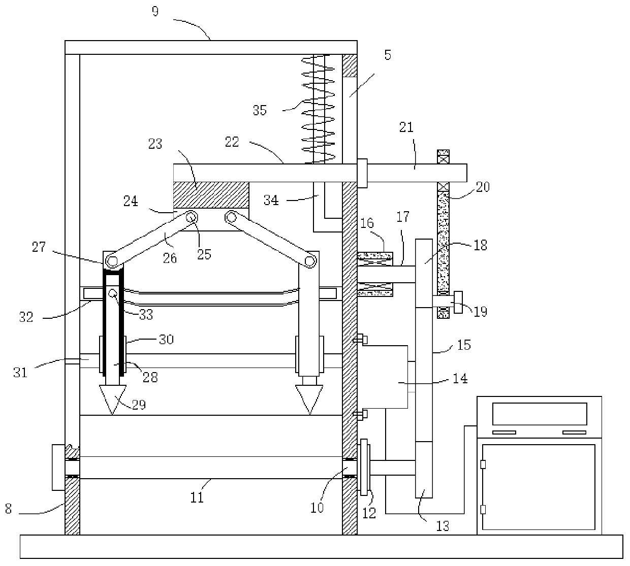 Galling equipment for composite plate machining