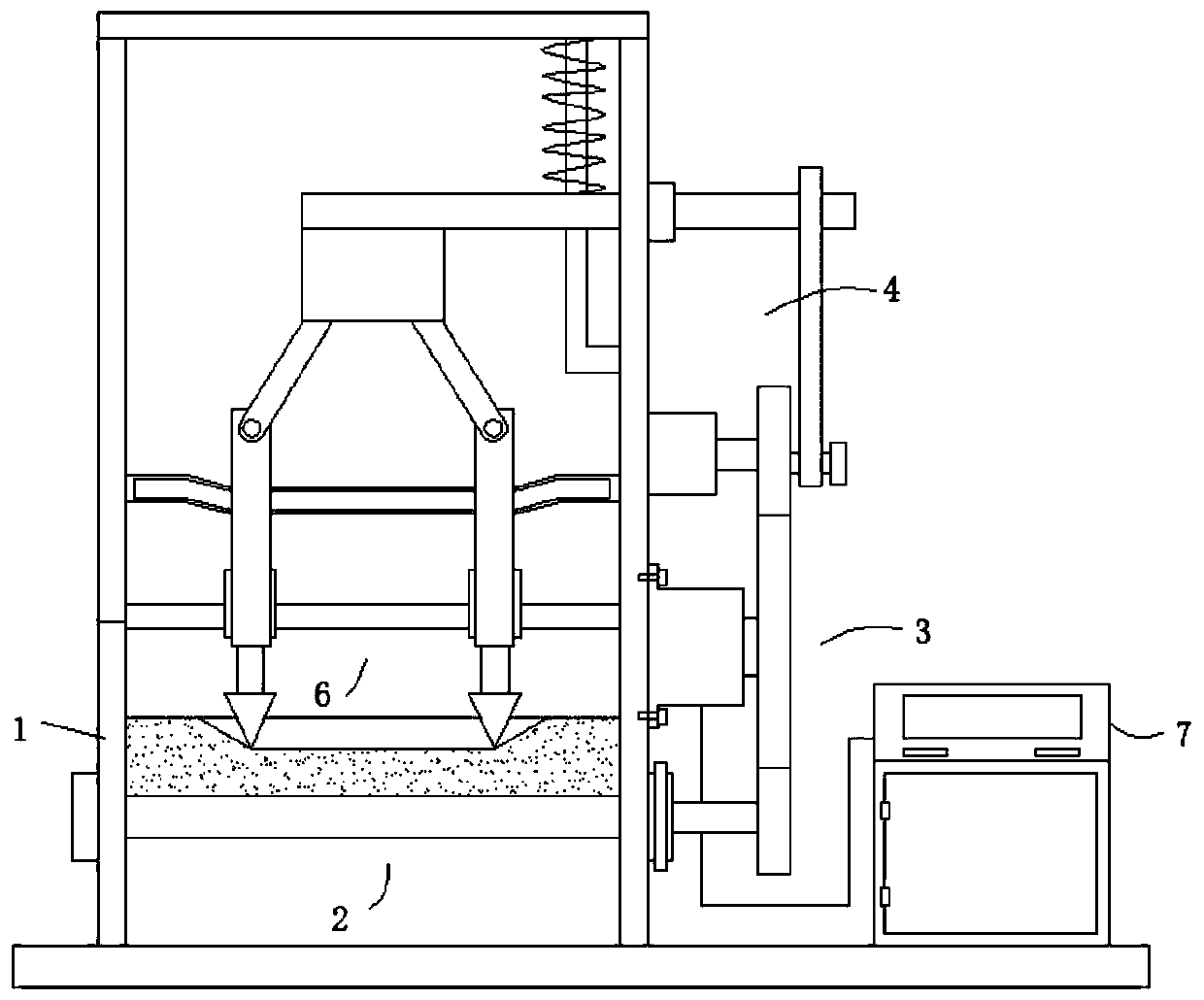 Galling equipment for composite plate machining