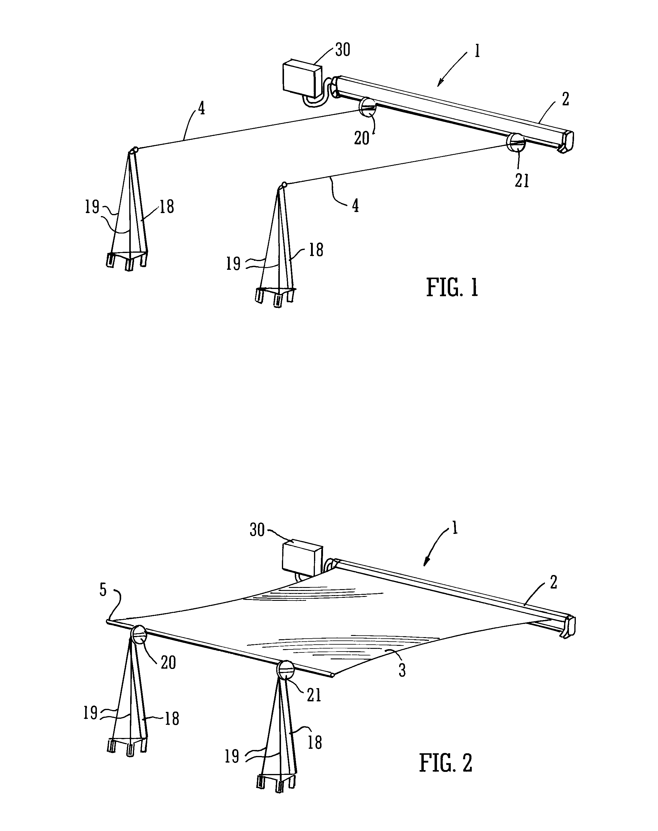 Retractable awning