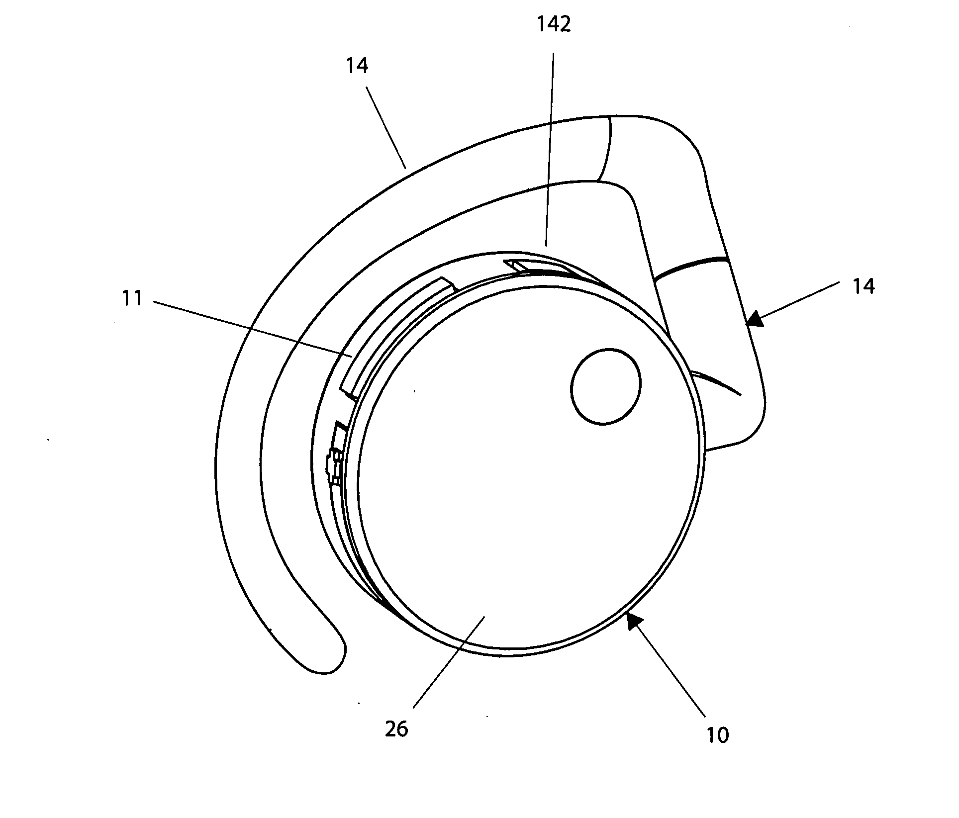 Compact wireless headset