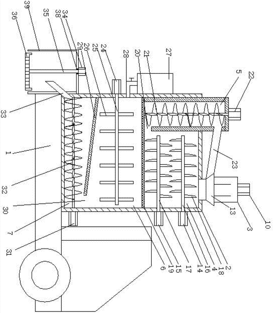 Straw-smashing-and-even-field-returning integrated device