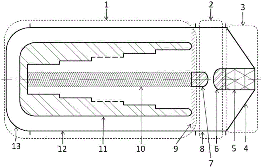 Coaxial spiral re-entry pulse forming line