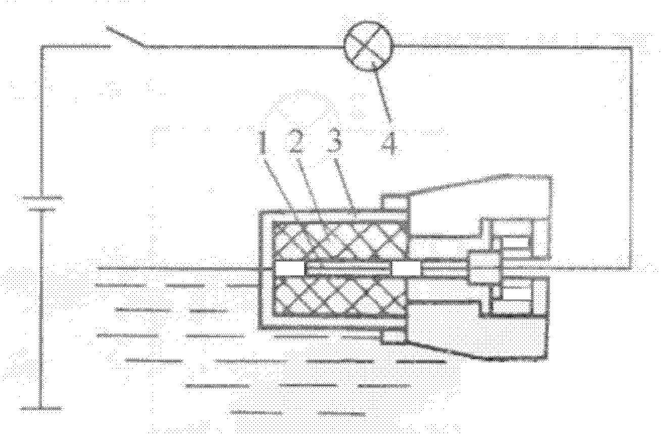 System for alarming insufficient fuel quantity