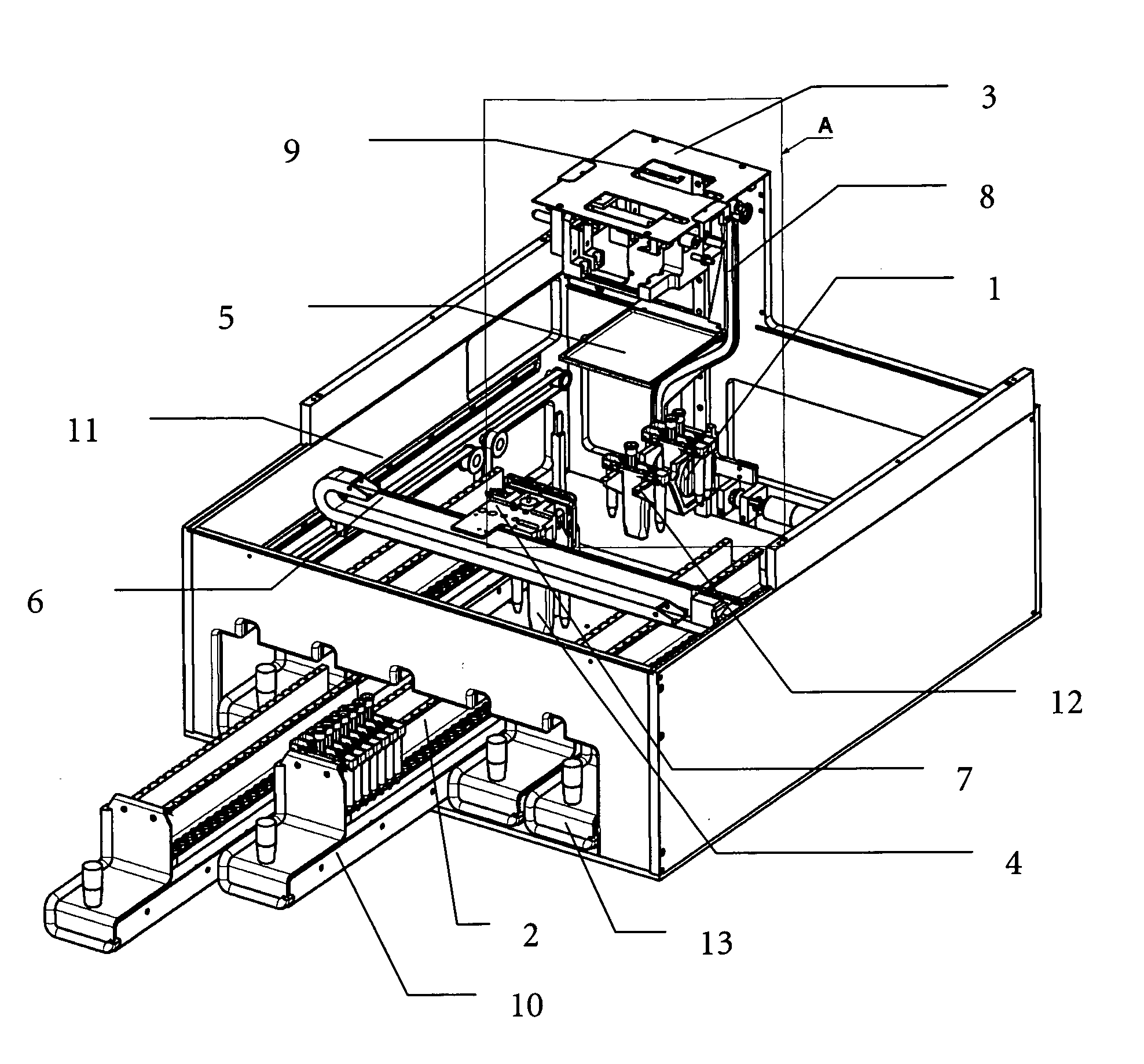 Multi-level diagnostic apparatus with a lift system