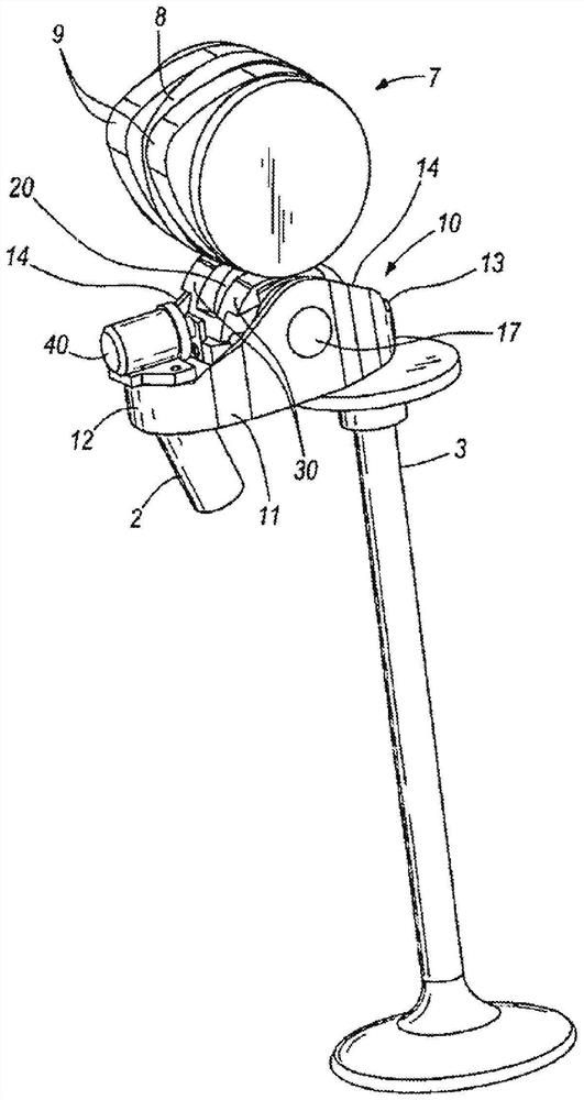 Finger follower for lobe switching and single source lost motion