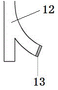 Sorting method and device for contaminated soil particles with different particle sizes