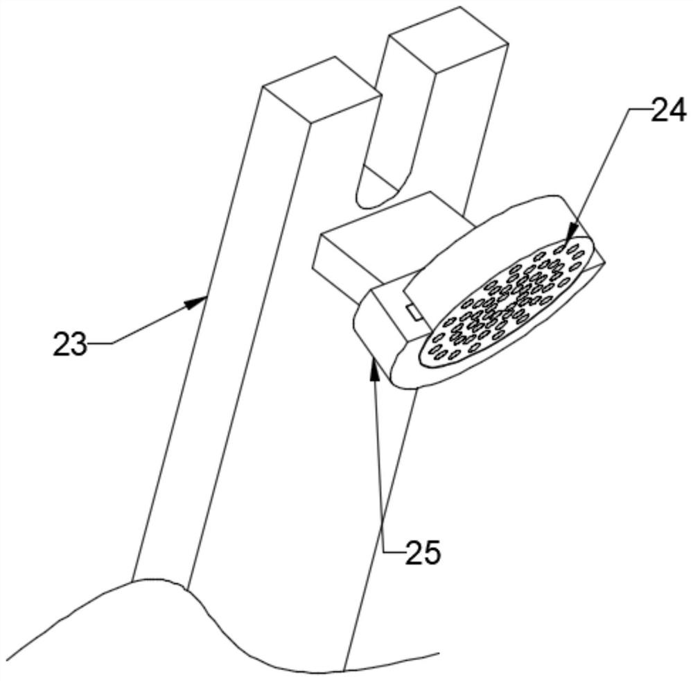 Irrigation device for hydraulic engineering