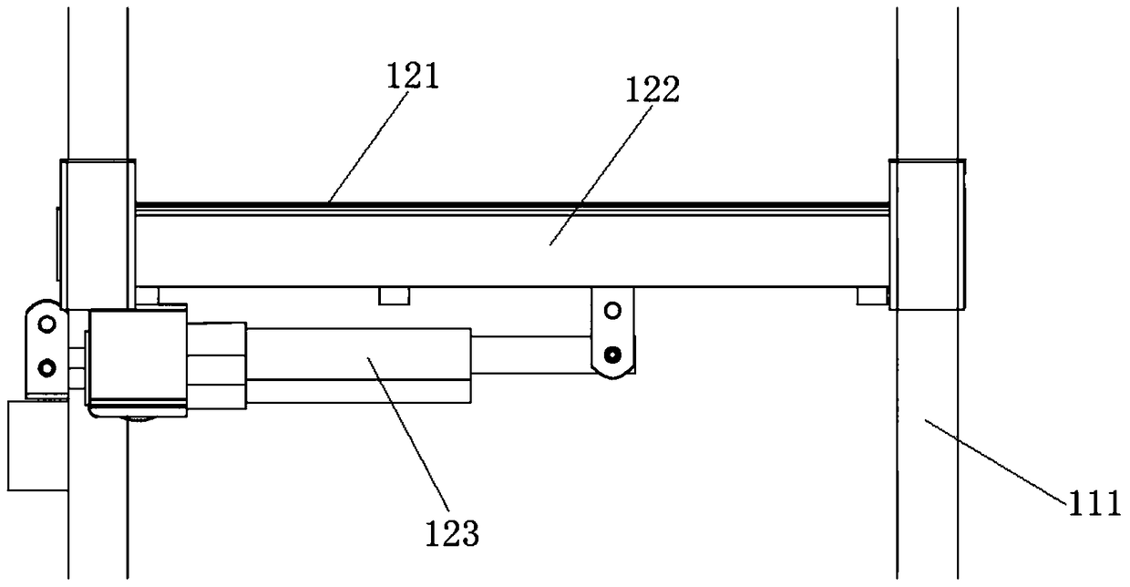 An electric control automatic loading and unloading shelf