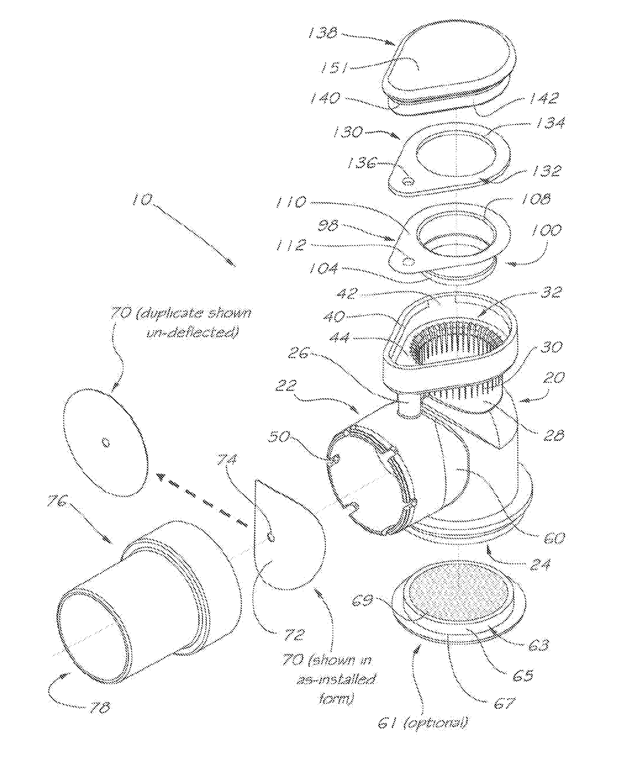 Respiratory valve apparatus