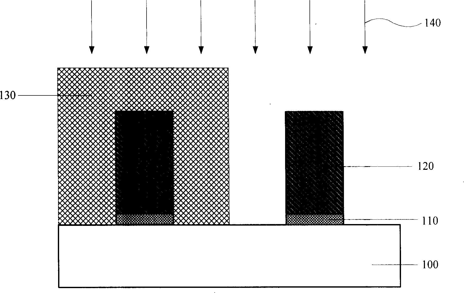 Photoresist removeing method