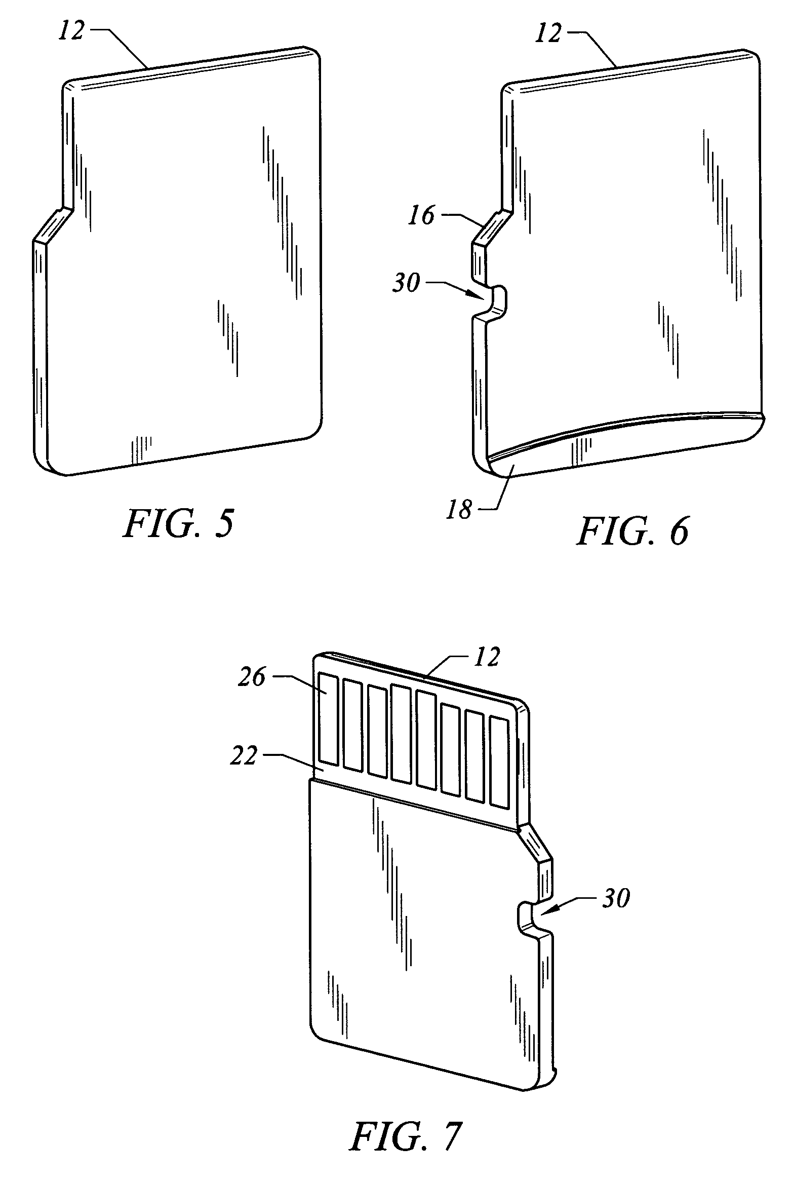 Peripheral card with hidden test pins