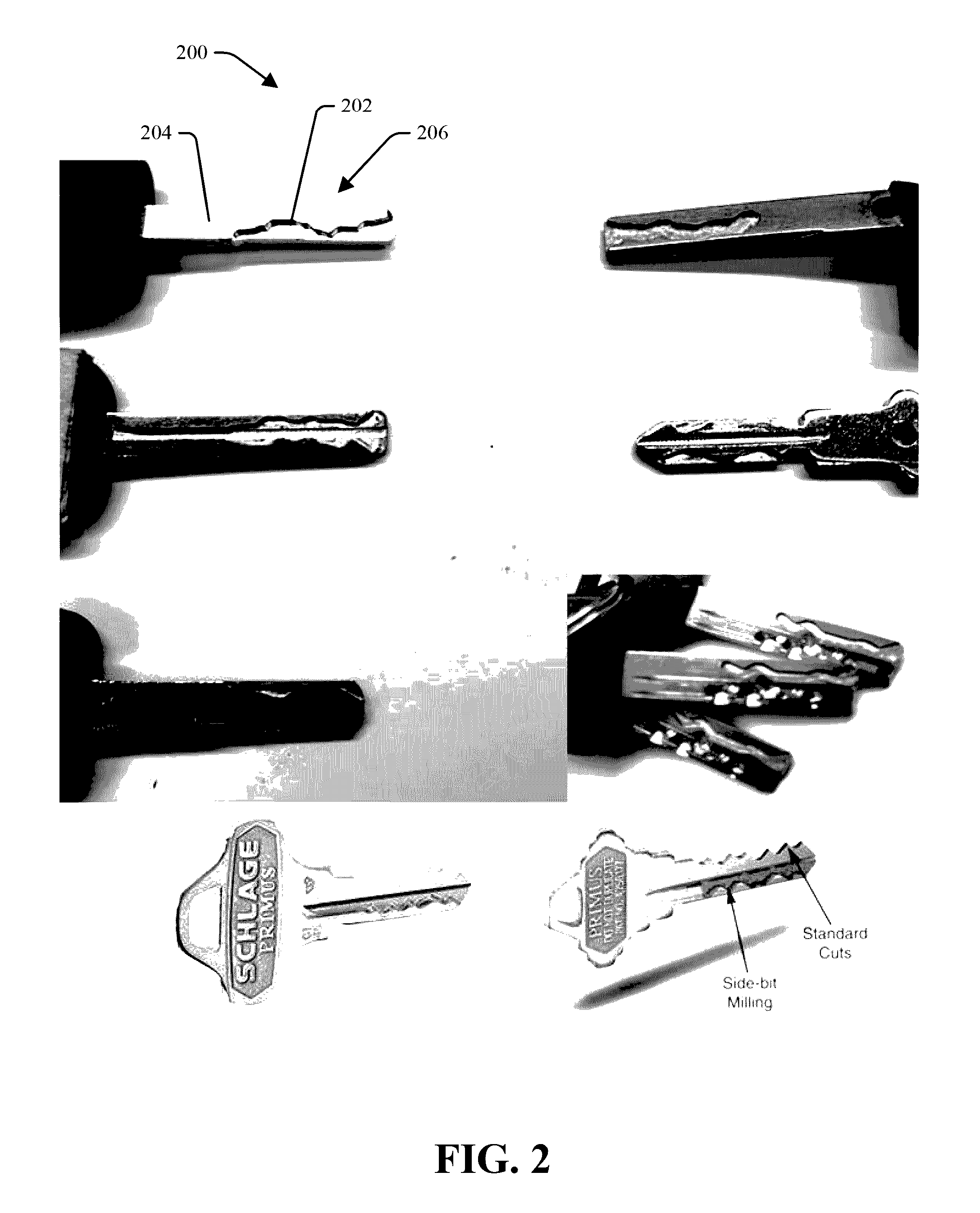 High security key scanning system