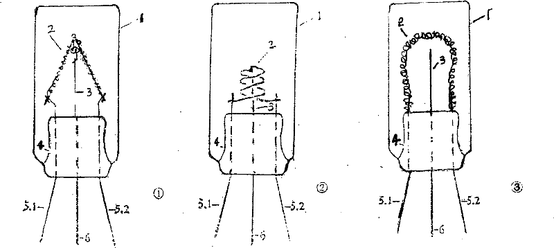 Gas light-emitting diode