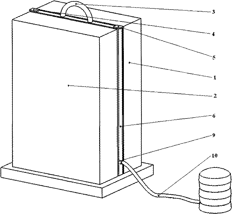 Manpower-driven liquid metal generating device based on air bag