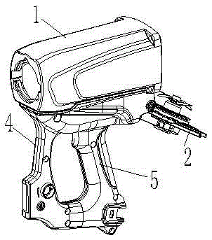 Air gun cylinder cover rotating structure