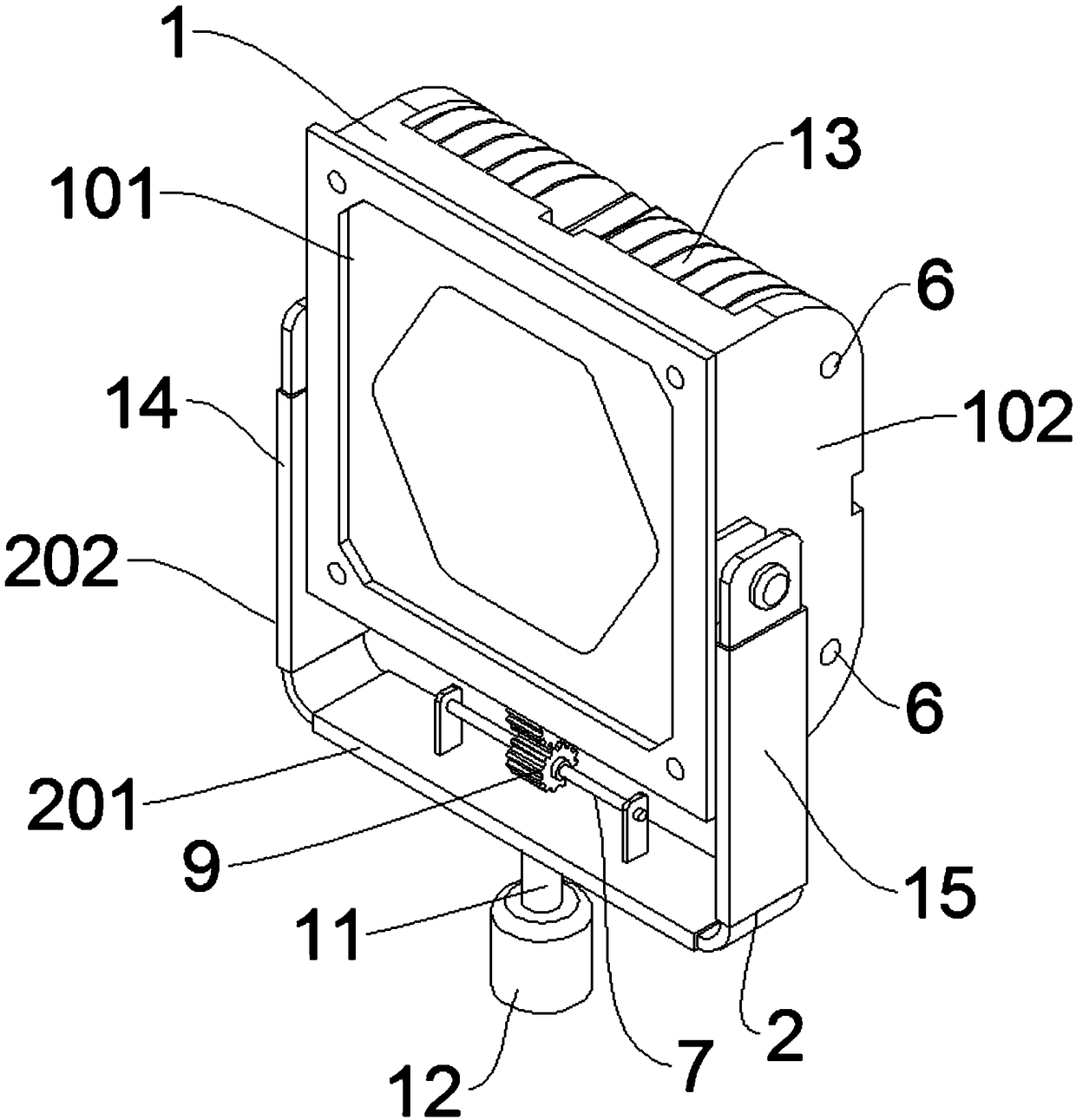 Projection lamp assembly