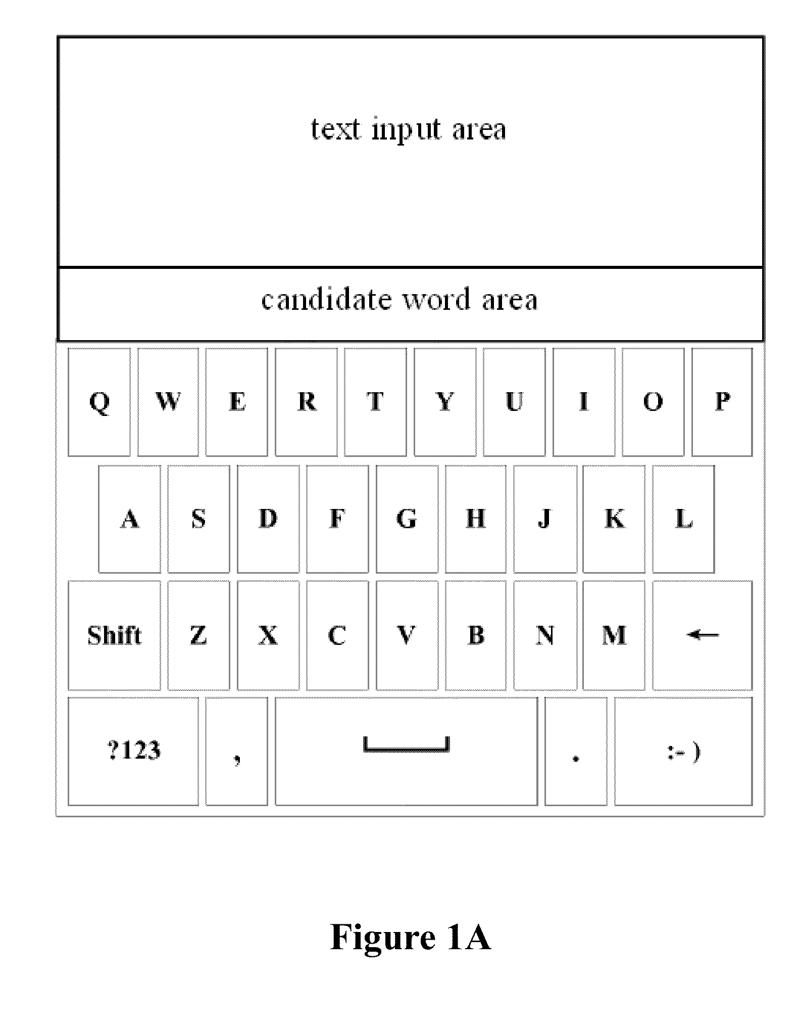 System and method for implementing sliding input of text based upon on-screen soft keyboard on electronic equipment